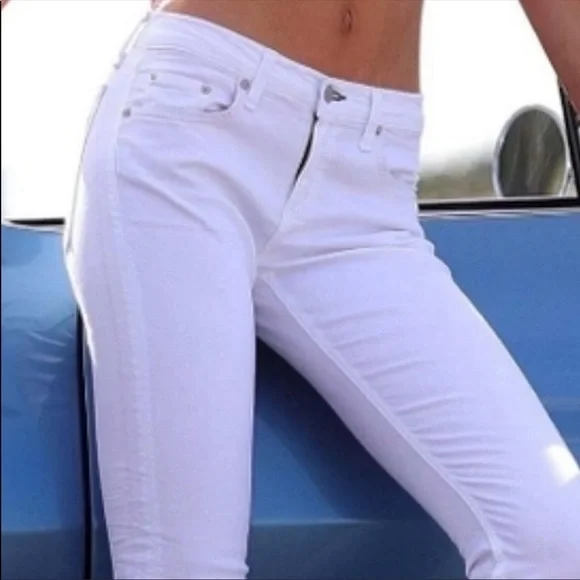 πHPπNWT RAG & BONE Tomboy Skinny Mid-rise Jeans, 28 - Picture 8 of 16